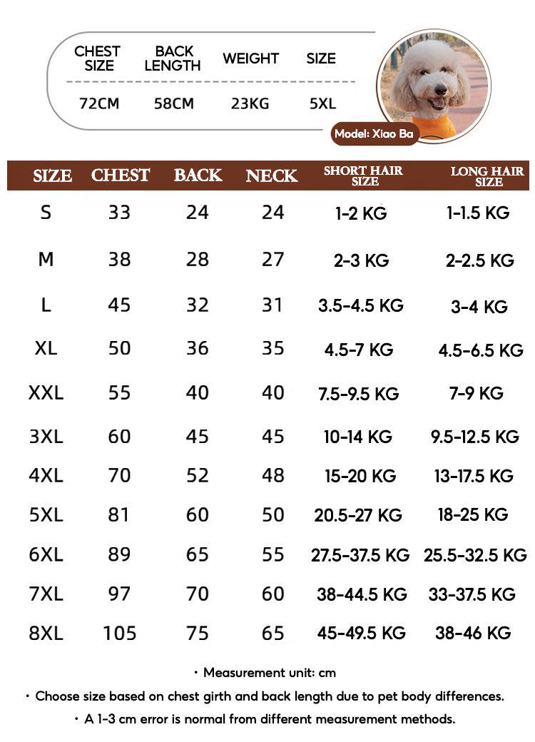 【FUNKYPET】 Ethnic Style Warm Dog Coat for Large Breeds