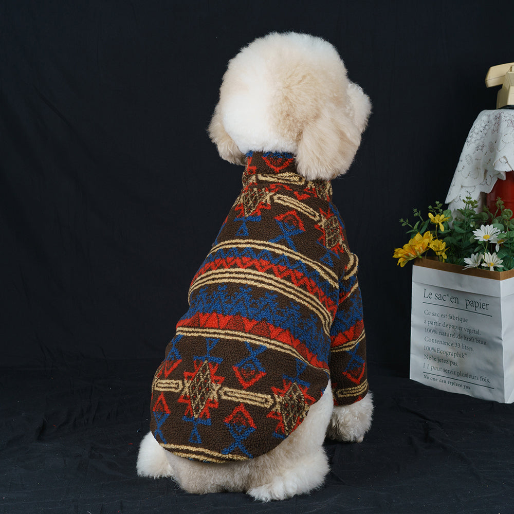 【FUNKYPET】 Stylish Winter Lamb Wool Dog Jacket
