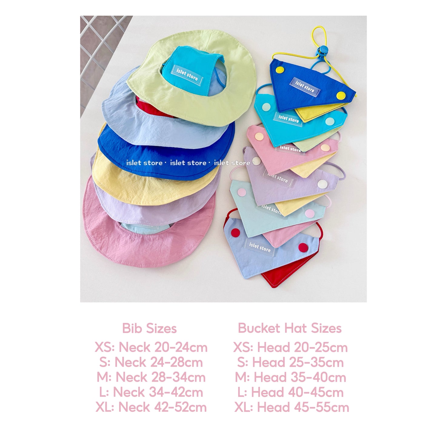 【islet】Ear-Hole Pet Sun Hat
