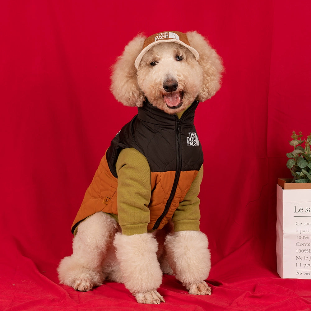 【FUNKYPET】Retro Quilted Dog Vest