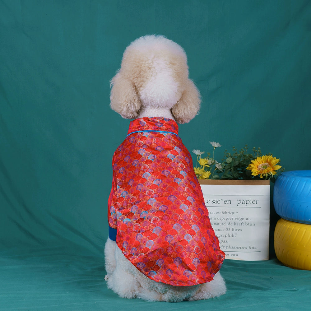 【FUNKYPET】 Chinese Style Dog Tang Suit for Large Dogs