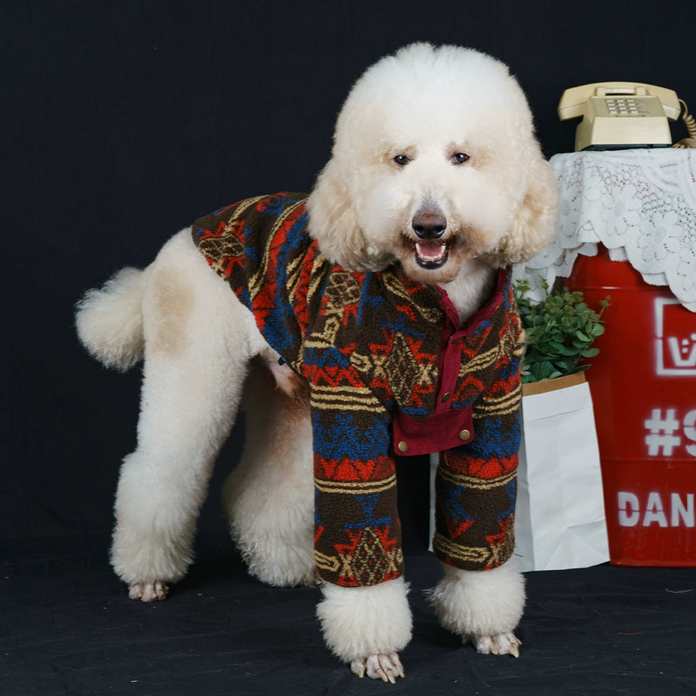 【FUNKYPET】 Stylish Winter Lamb Wool Dog Jacket