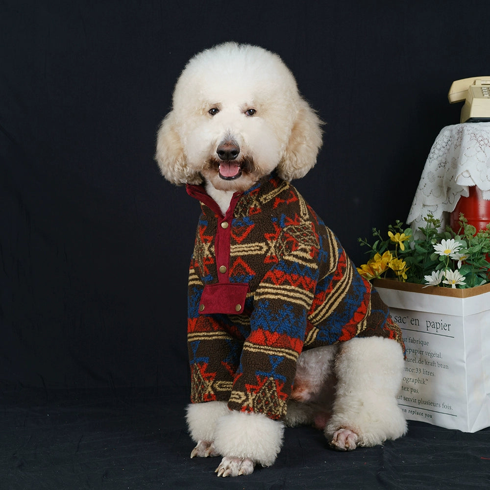 【FUNKYPET】 Stylish Winter Lamb Wool Dog Jacket
