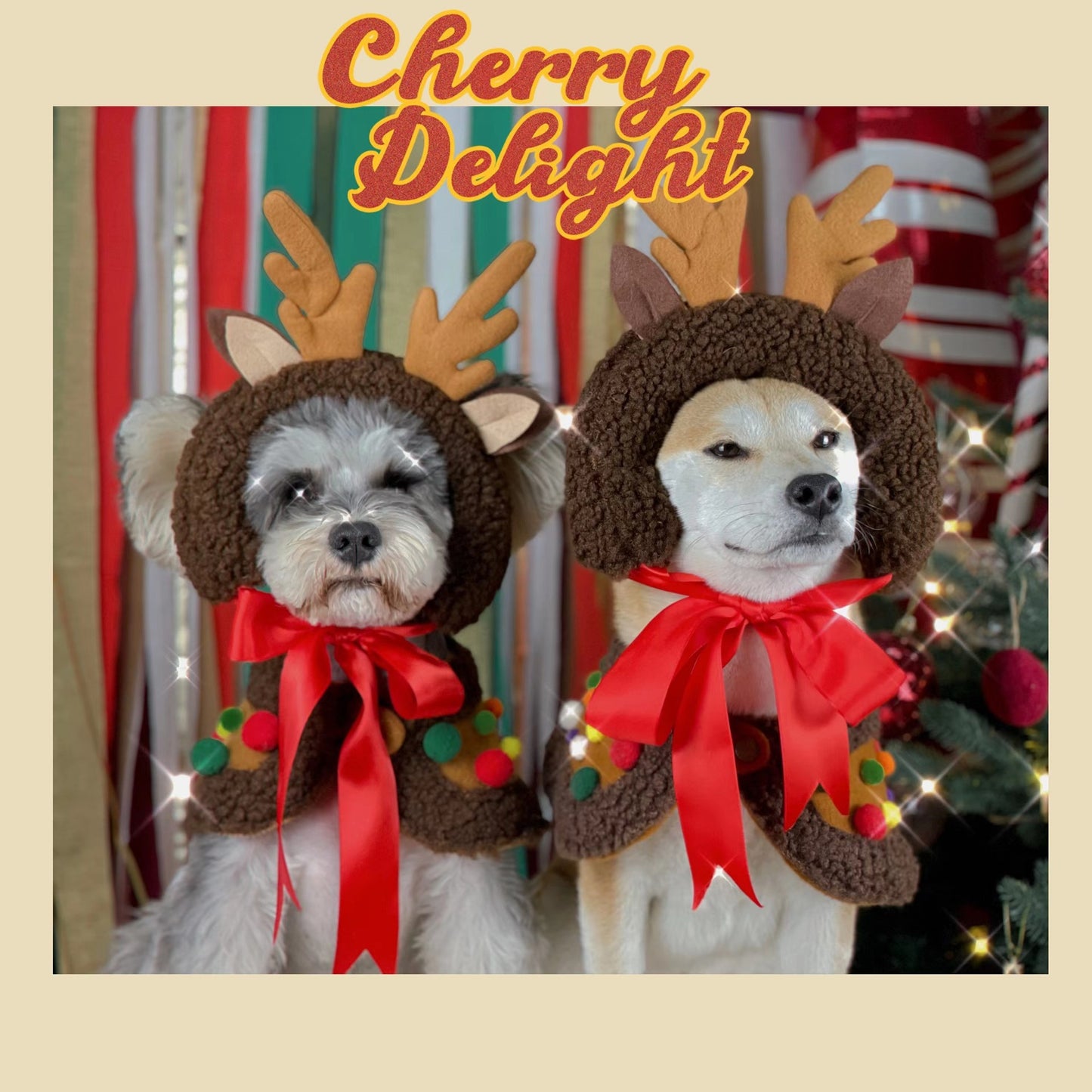 【TawneyBear】 Christmas Dog Headwear Accessories,