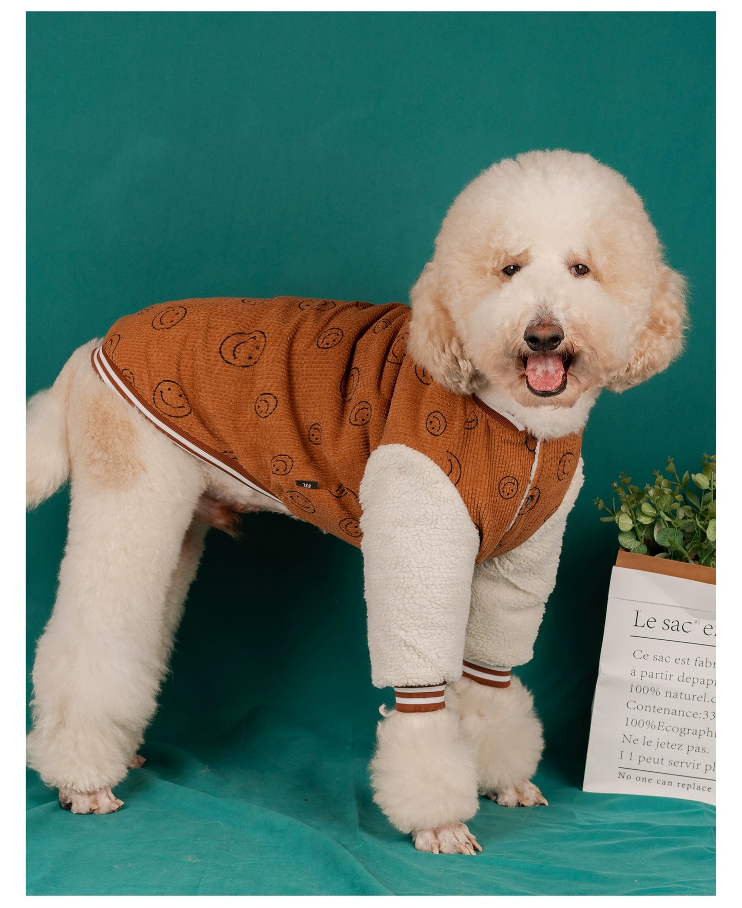 【FUNKYPET】 Reversible Sherpa Dog Jacket