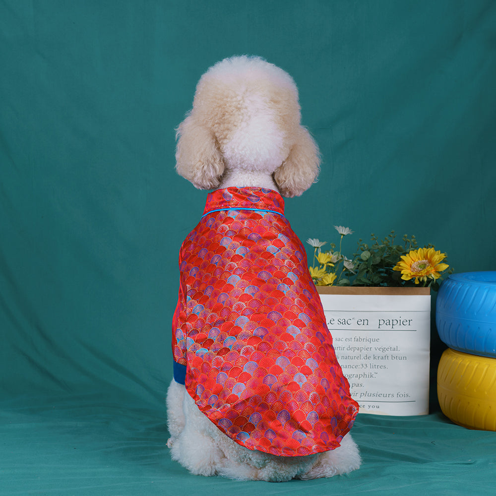 【FUNKYPET】 Chinese Style Dog Tang Suit for Large Dogs