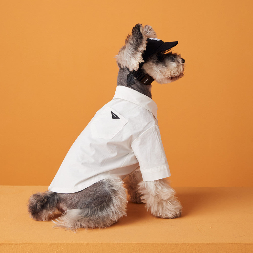 【TawneyBear】 Stylish Lightweight Solid White Summer Shirt