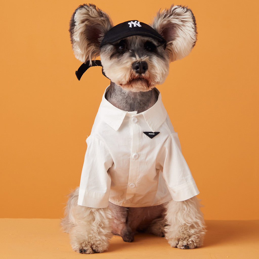 【TawneyBear】 Stylish Lightweight Solid White Summer Shirt