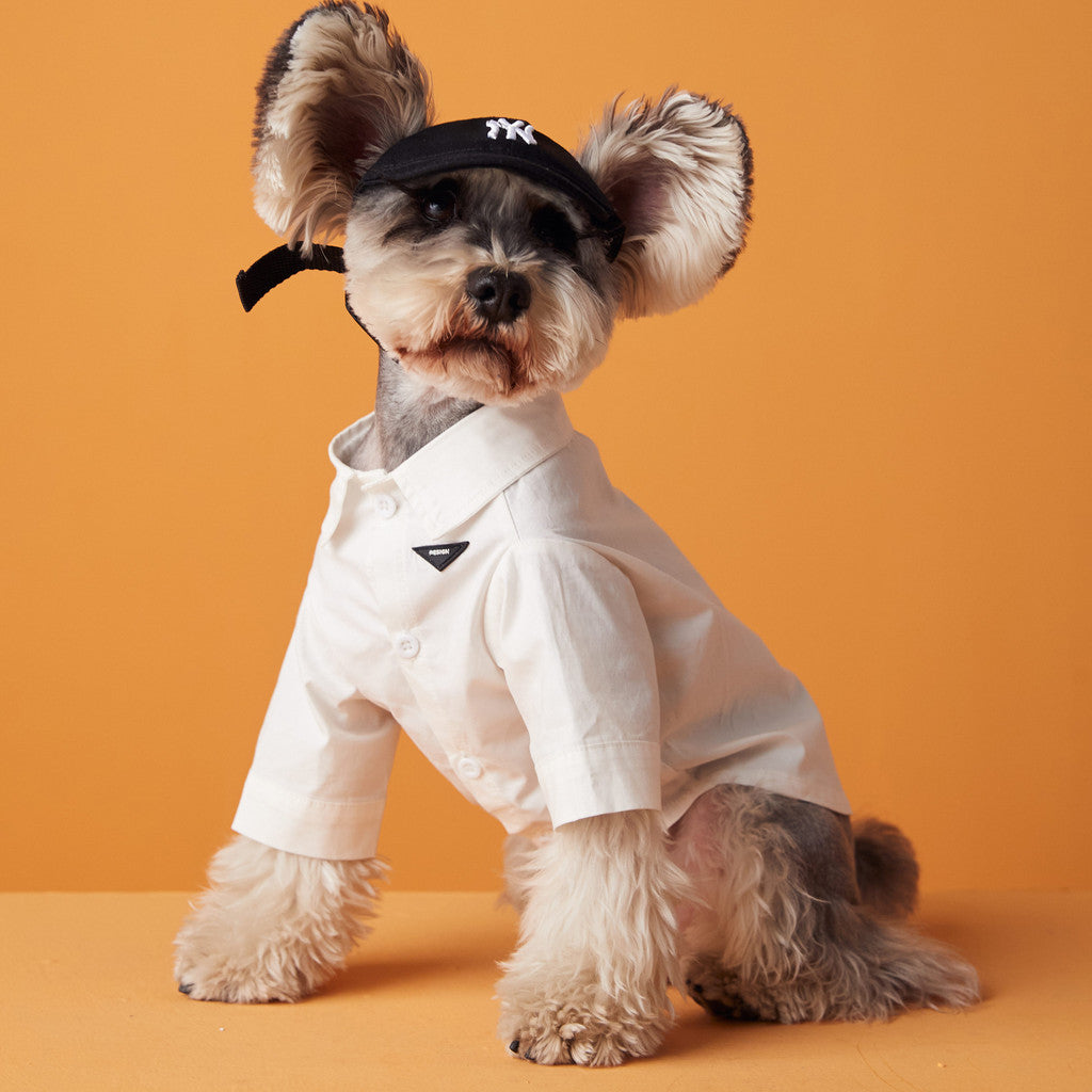 【TawneyBear】 Stylish Lightweight Solid White Summer Shirt