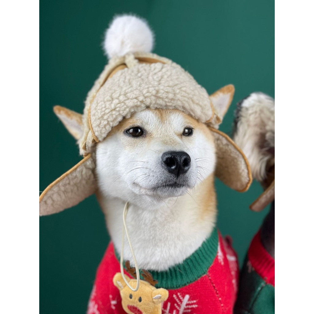 【TawneyBear】 Cozy Dog Winter Hat