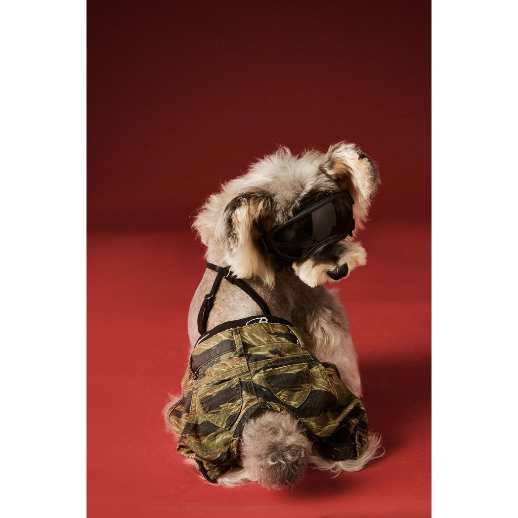 【TawneyBear】 Stylish Camouflage Suspender Pants