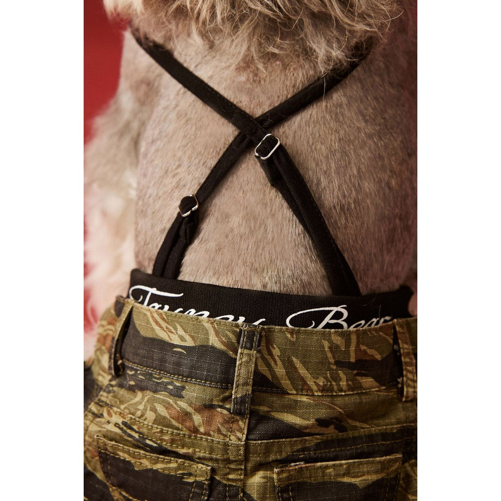 【TawneyBear】 Stylish Camouflage Suspender Pants