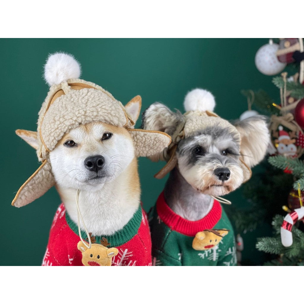 【TawneyBear】 Cozy Dog Winter Hat