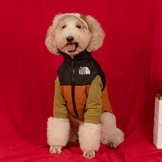 【FUNKYPET】Retro Quilted Dog Vest