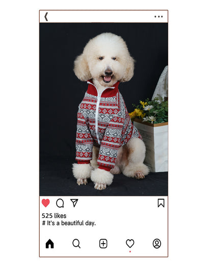 【FUNKYPET】 Festive Large Dog Jacket