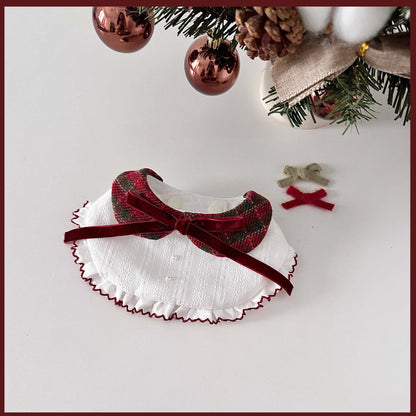 【islet】 Christmas Pet Collar & Bandana Set - F
