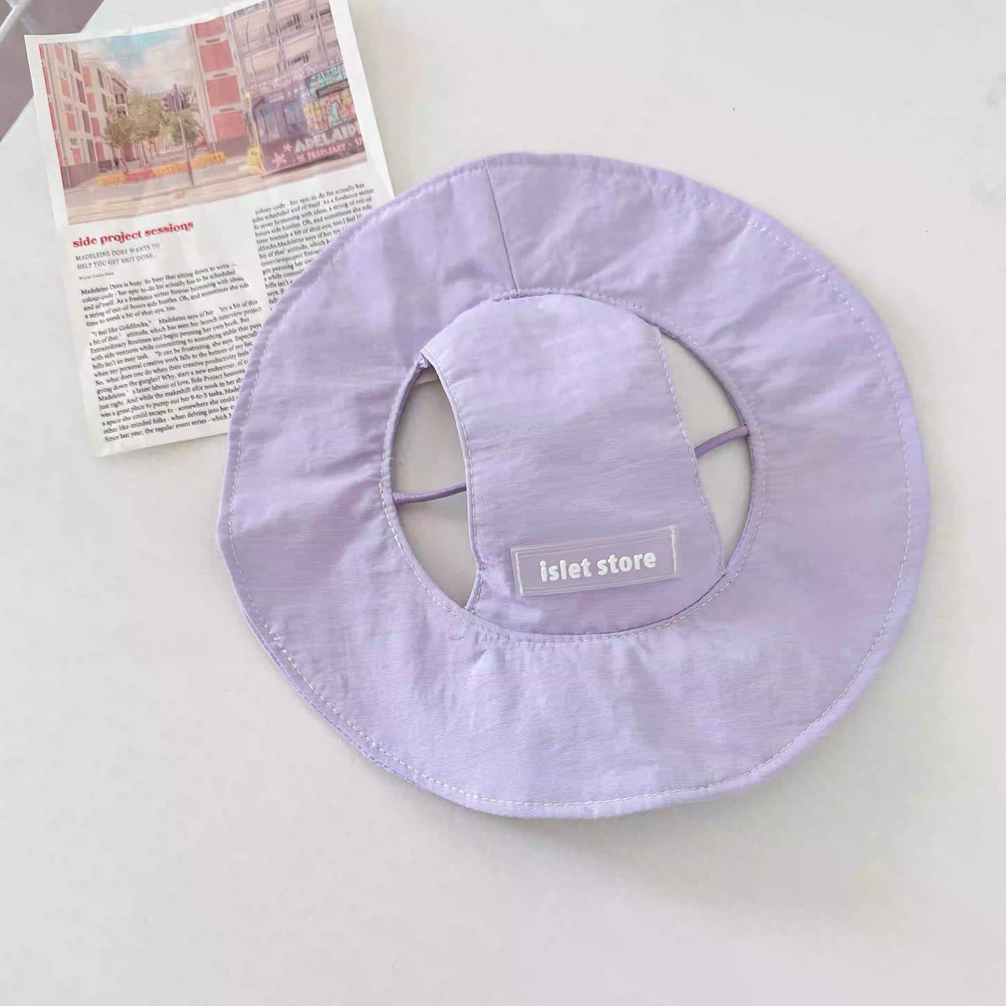 【islet】Ear-Hole Pet Sun Hat