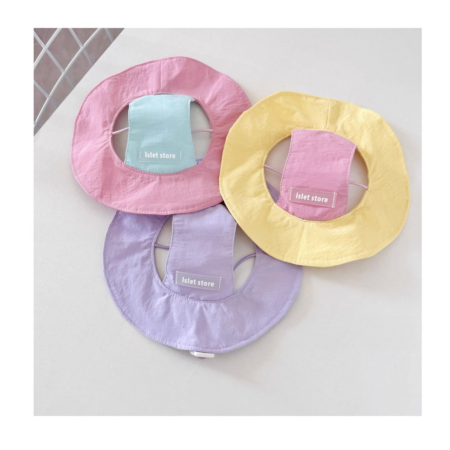 【islet】Ear-Hole Pet Sun Hat