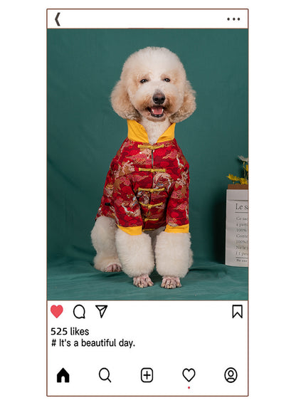 【FUNKYPET】 Chinese New Year Dog Outfit