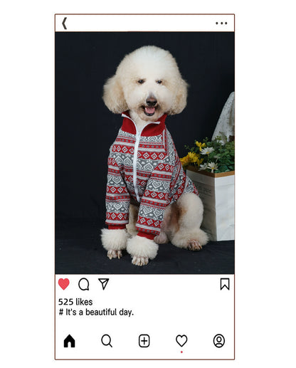 【FUNKYPET】 Festive Large Dog Jacket