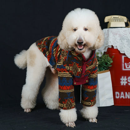 【FUNKYPET】 Stylish Winter Lamb Wool Dog Jacket