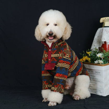 【FUNKYPET】 Stylish Winter Lamb Wool Dog Jacket