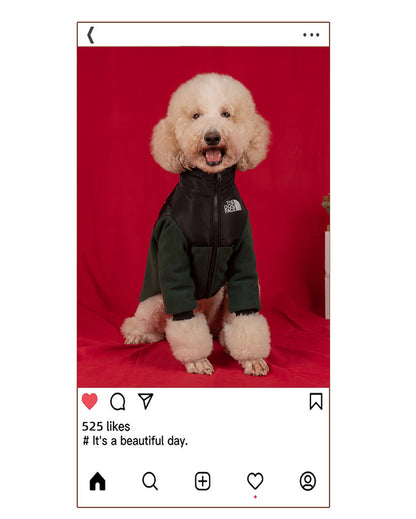 【FUNKYPET】 Large Dog Fleece Jacket