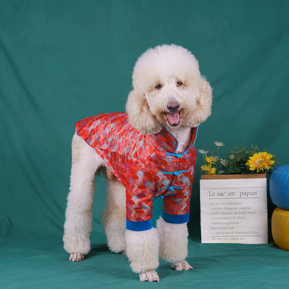 【FUNKYPET】 Chinese Style Dog Tang Suit for Large Dogs