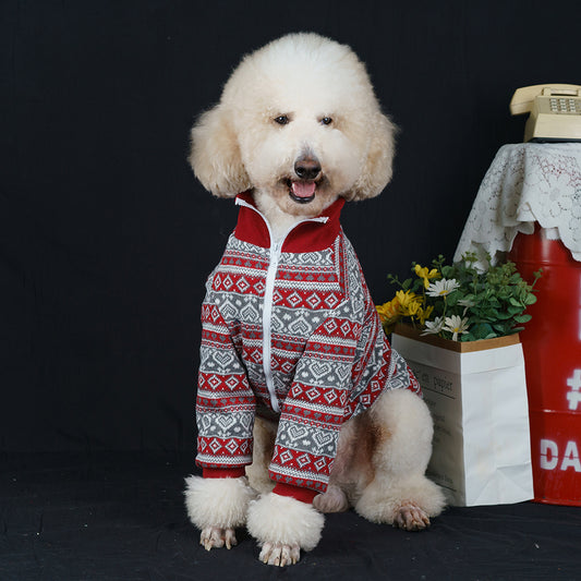【FUNKYPET】 Festive Large Dog Jacket