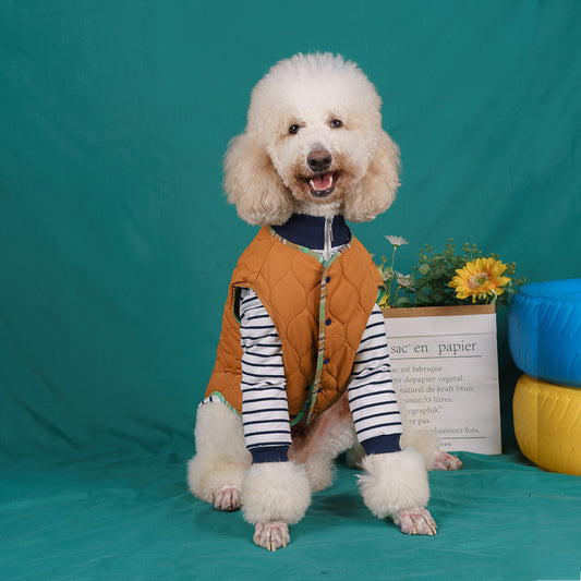 【FUNKYPET】 Warm Dog Vest for Large Breeds