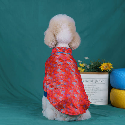 【FUNKYPET】 Chinese Style Dog Tang Suit for Large Dogs