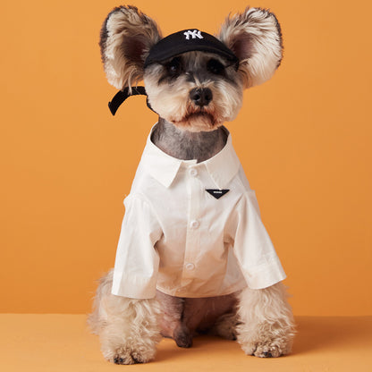 【TawneyBear】 Stylish Lightweight Solid White Summer Shirt